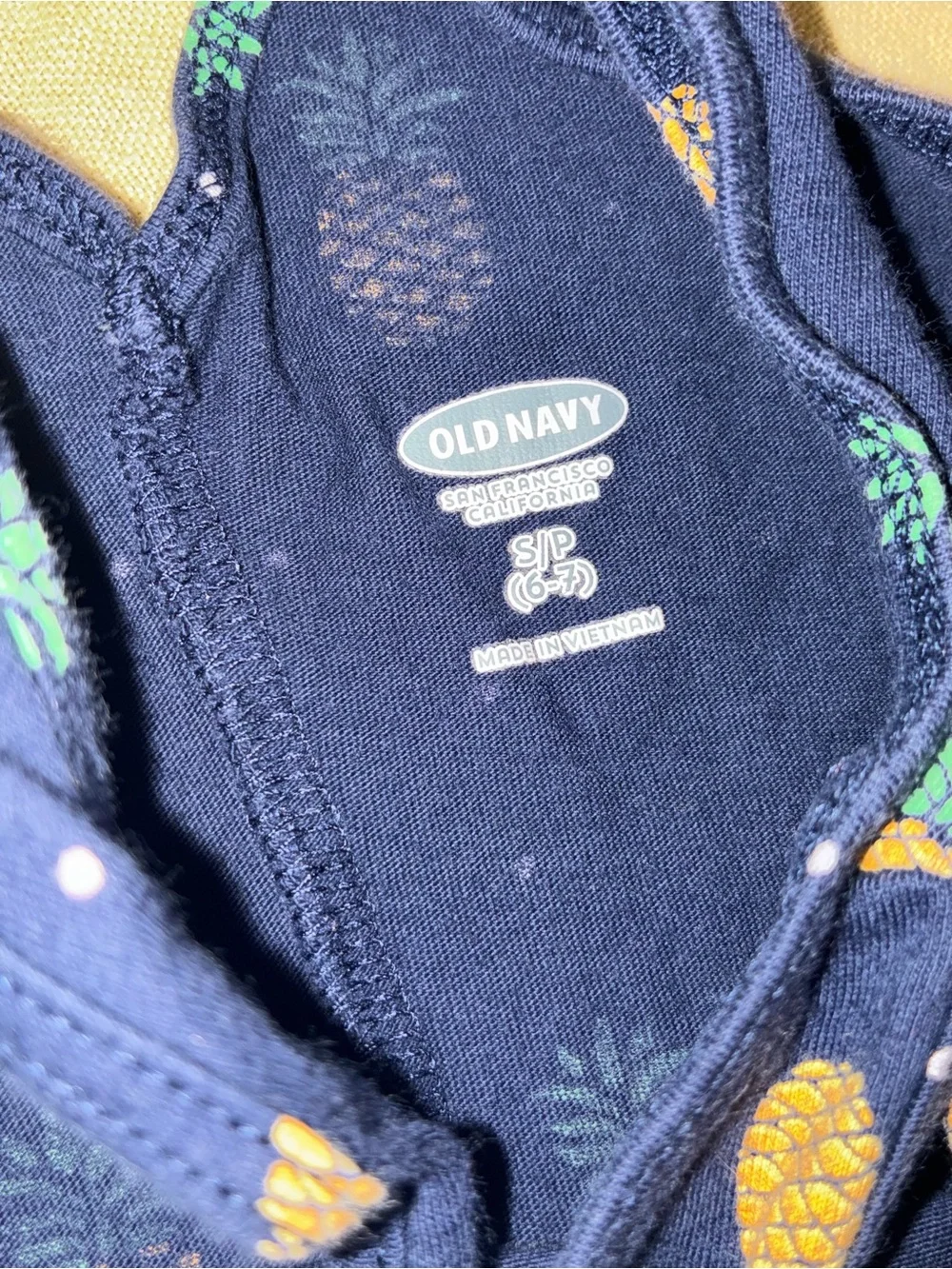 Old Navy Girl’s Small Pineapple Tank Top Dress